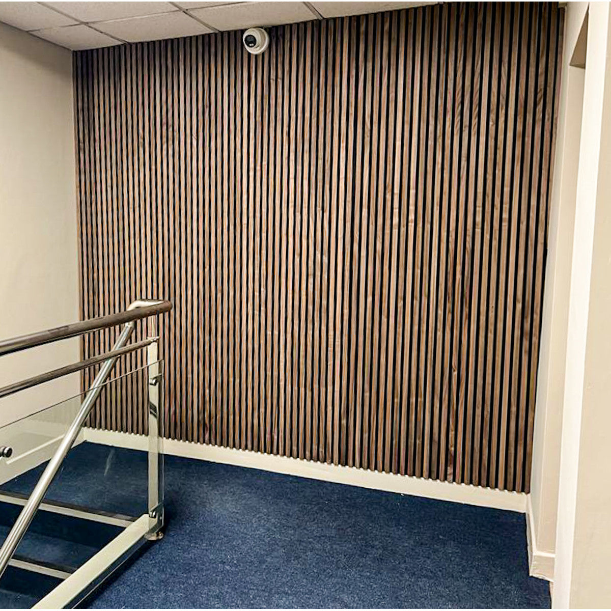 Premium Acoustic Slatted Wall Panel – Multiple Colours